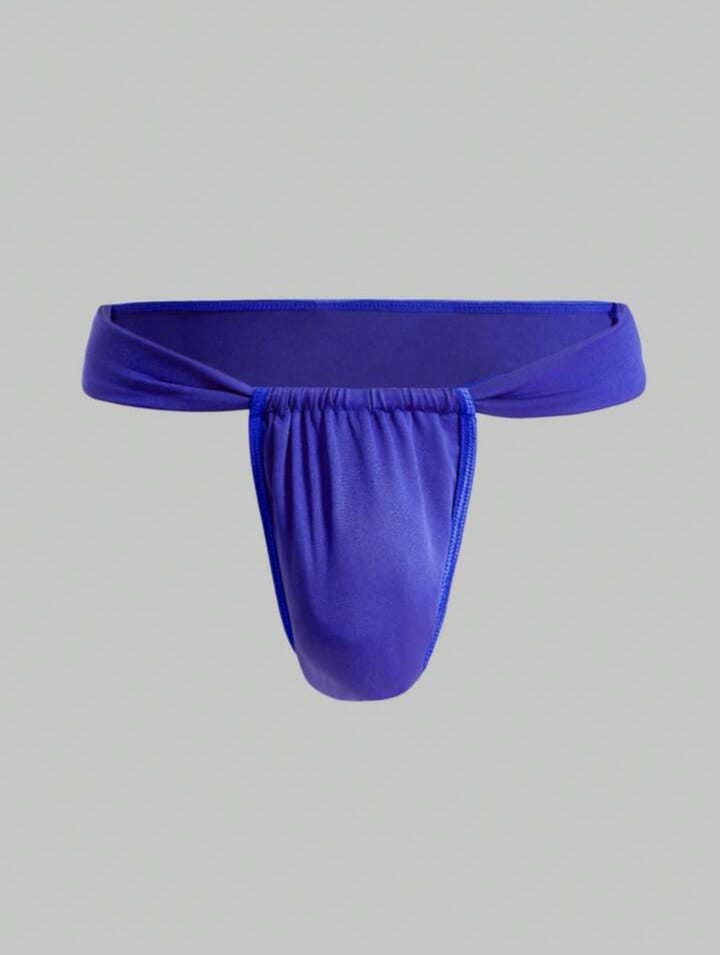 Men's Solid Color Comfortable Thong Underwear